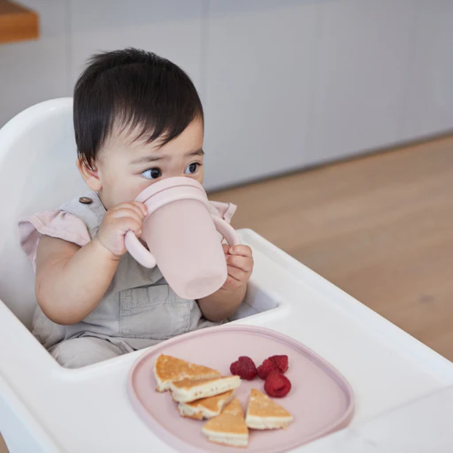 b.box - Silicone Spout Cup - Blush