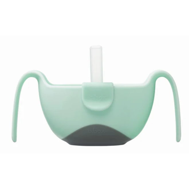 L - b.box - Bowl+Straw - Pistachio