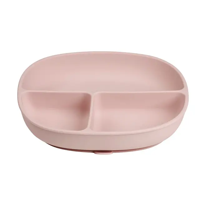 b.box - Silicone Plate + Lid - Blush