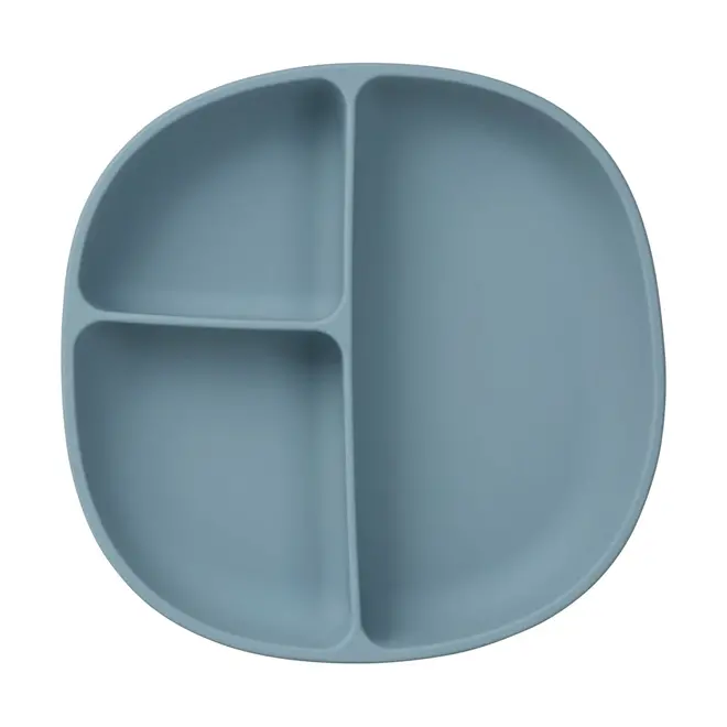 b.box - Silicone Plate + Lid - Ocean