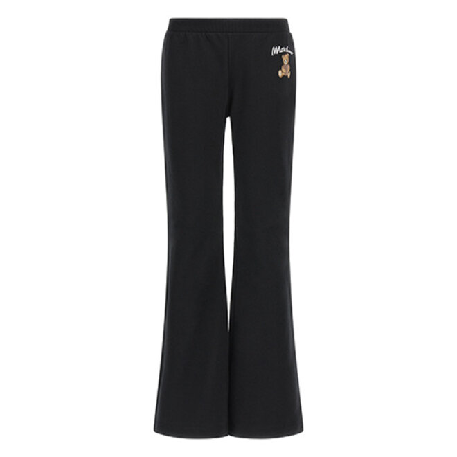 Moschino Black leggings for girl with Teddy Bear