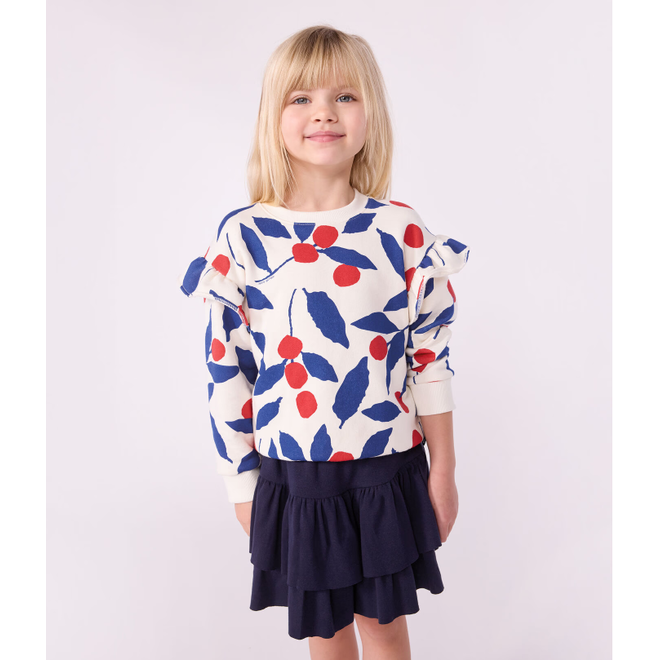 Children's printed cotton sweatshirt Cherry