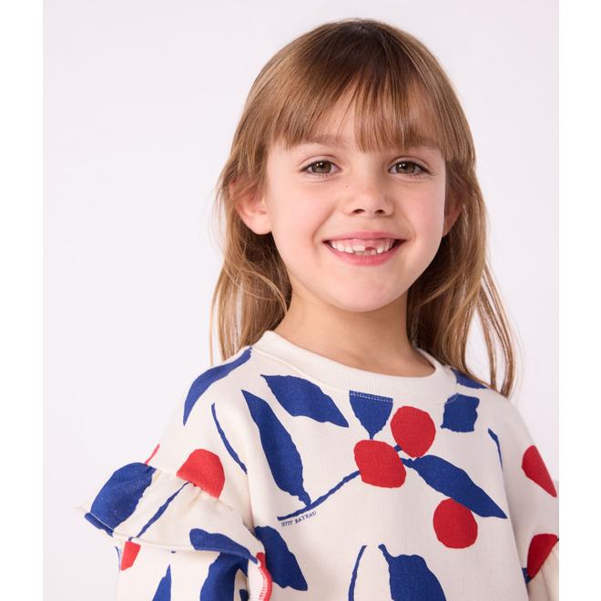 Children's printed cotton sweatshirt Cherry