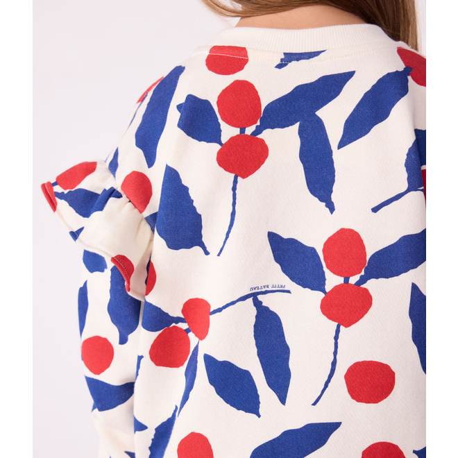 Children's printed cotton sweatshirt Cherry