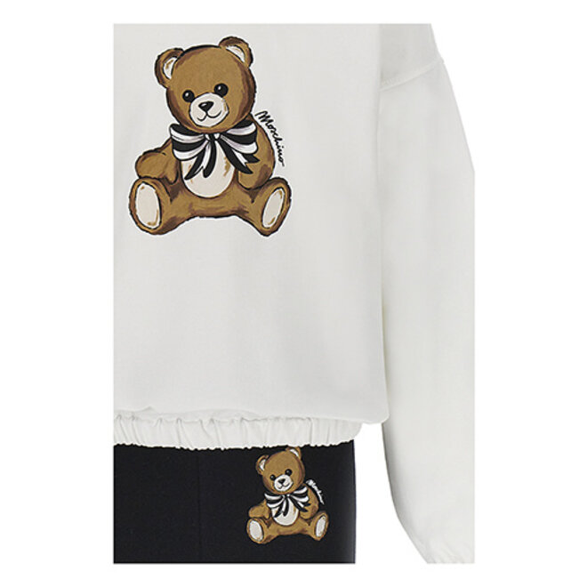 SWEATSHIRT+LEGGINGS CLOUD/BLACK