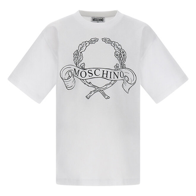 MAXI T-SHIRT BIANCO OTTICO