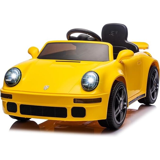 Porsche Licensed RUF 911 - 12V Electric Ride-On for Kids with LED Lights