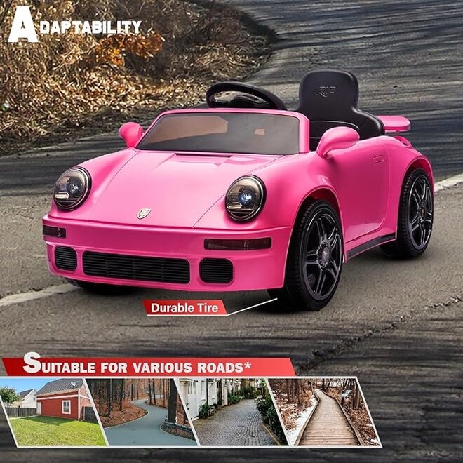 Porsche Licensed RUF 911 - 12V Electric Ride-On for Kids with LED Lights