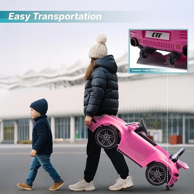 Porsche Licensed RUF 911 - 12V Electric Ride-On for Kids with LED Lights