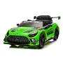 Licensed Mercedes-AMG GT3 24V Kids Ride-On Car with Remote & Leather Seat Green