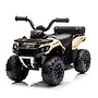 Explorer Quad UTV 6V Ride on Car 4-Wheeler Kids ATV with LED Lights and Music Khaki