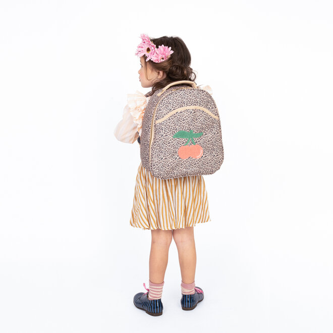 Backpack Ralphie - Leopard Cherry