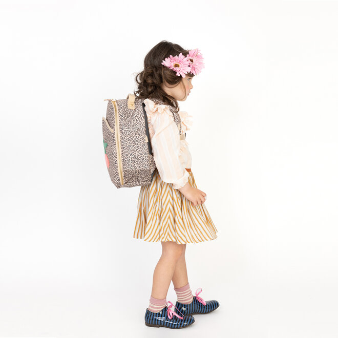 Backpack Ralphie - Leopard Cherry