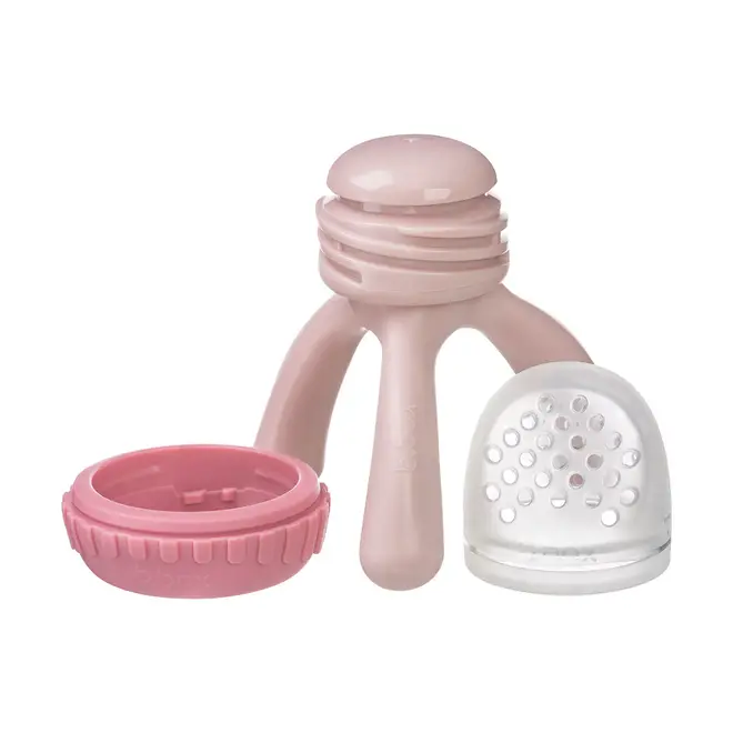 b.box - Silicone Fresh Food Feeder -Blush