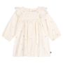 Petit Bateau Corduroy Dress White Star