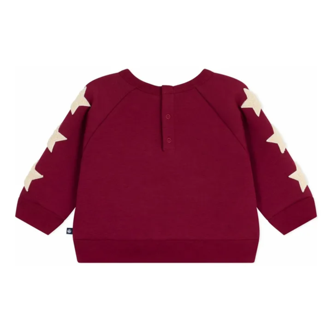 Babies Sweatshirt Stars Red