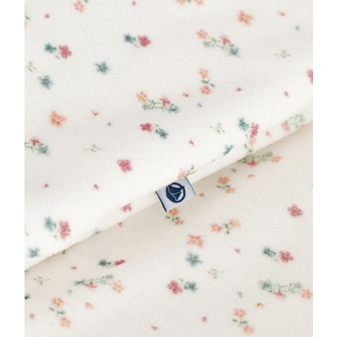 Babies' 3 TOG floral-print corduroy sleeping bag