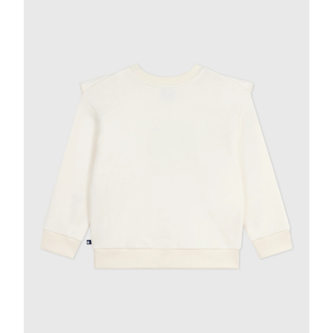 Petit Bateau Sweater Meisjes Hart Milk Kids
