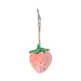 Strawberry Bag Charm - Pink - Pink