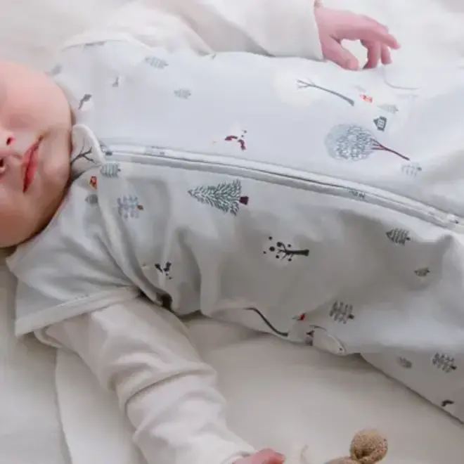 0.5 TOG Swaddle Sleep Bag SNOWY SNUGGLES