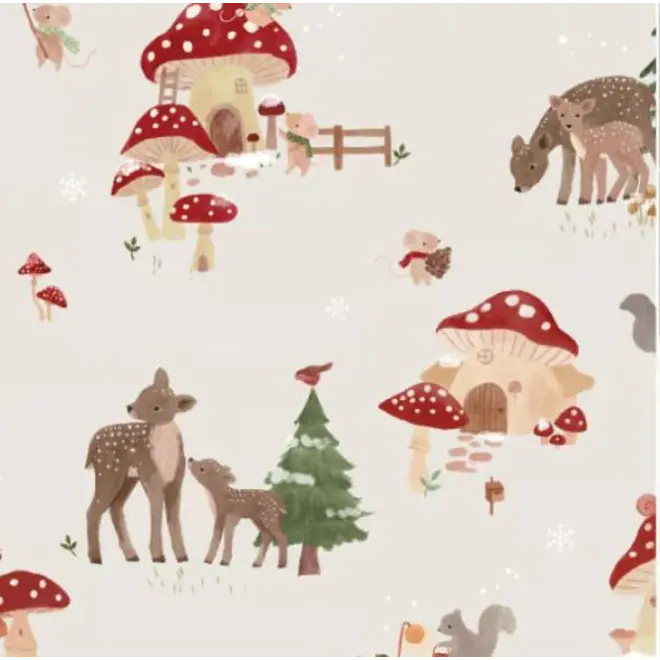 Burp Cloth Set - 2 Pack - Forest Families
