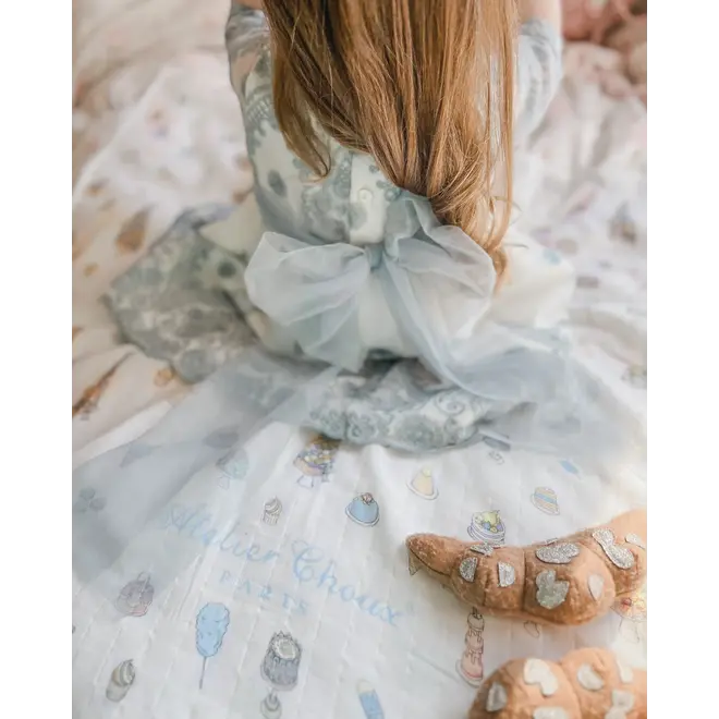 Carré - Sweetie Pie Blue(100*100cm)