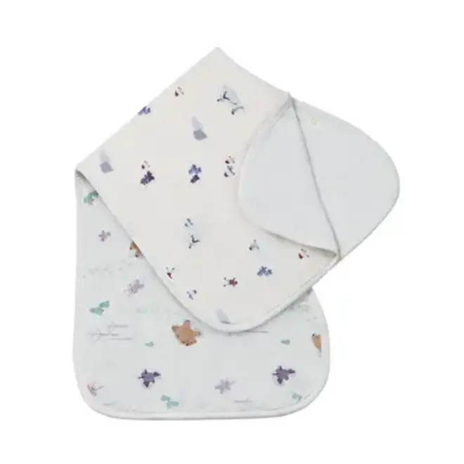 Bamboo Burp 'n Bib (2 Pack) SNOW BUDDIES