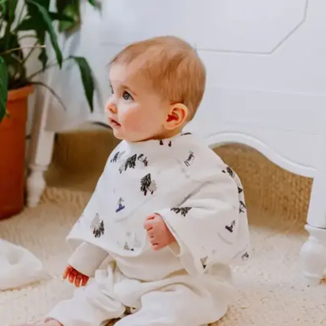 Bamboo Burp 'n Bib (2 Pack) WINTER FUN
