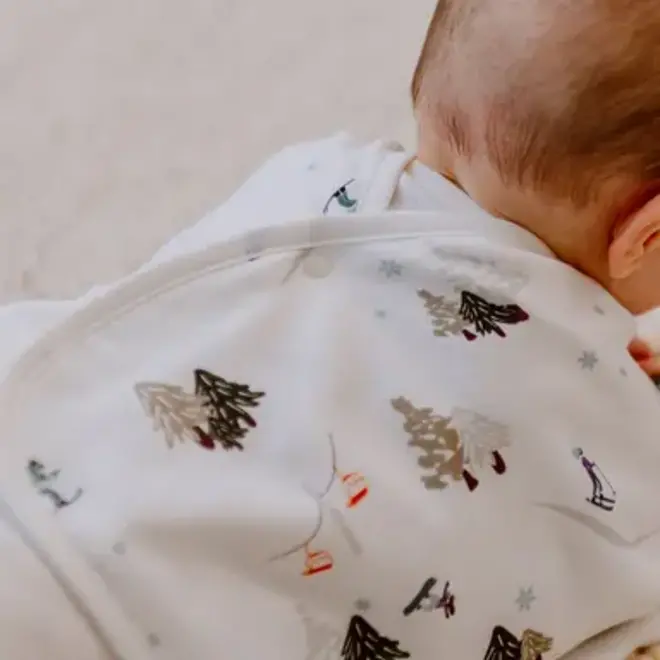 Bamboo Burp 'n Bib (2 Pack) WINTER FUN