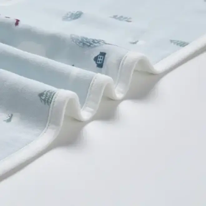 Bamboo Burp 'n Bib (2 Pack) WINTER FUN