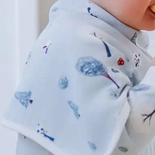 Bamboo Burp 'n Bib (2 Pack) WINTER FUN