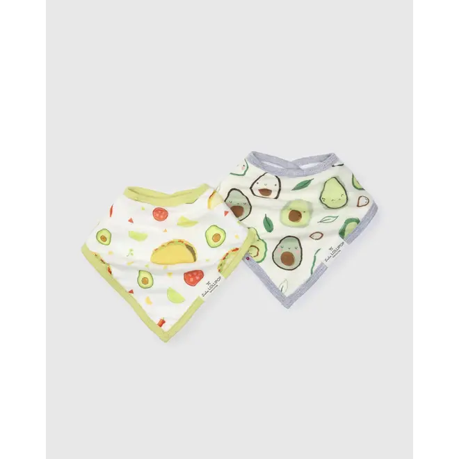 Muslin Bandana Bib Set - Advocado