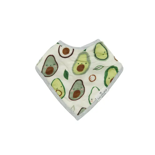 Muslin Bandana Bib Set - Advocado