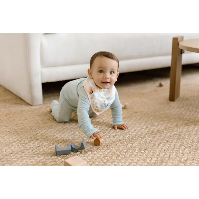 Muslin Bandana Bib Set - Mermaids