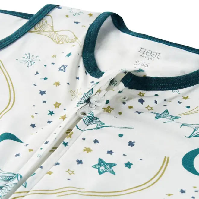 Swaddle Sleep Bag 1.0 TOG (Organic Cotton) - Stars White