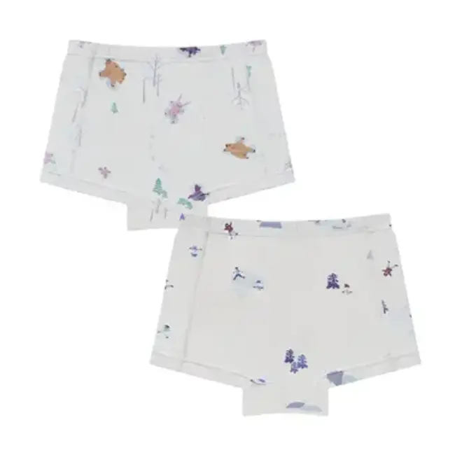 Girls Boy Short Underwear (2 Pack) SNOW BUDDIES
