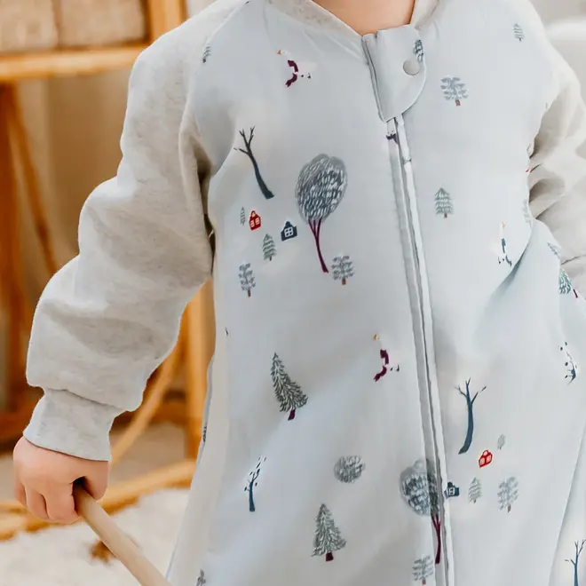 2.5 TOG Long Sleeve Footed Sleep Bag SNOWY SNUGGLES