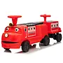 Officially Licensed Chuggington® Electric Ride-On Train with Whistle, Music Player & Parent Seat – 12V, Red or Blue, Detachable Carriage