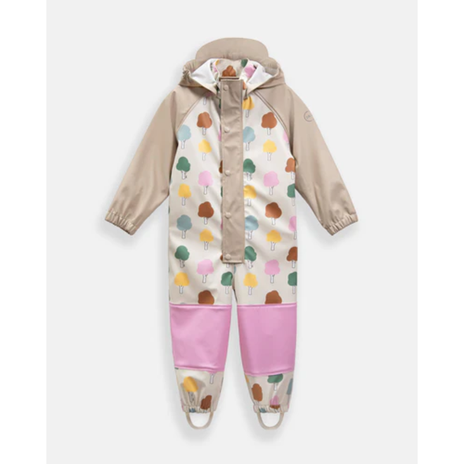 Rain Coverall Trees Beige