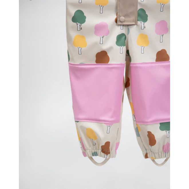 Rain Coverall Trees Beige