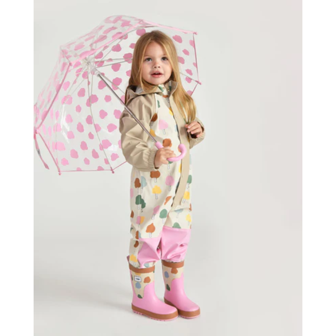 Rain Coverall Trees Beige