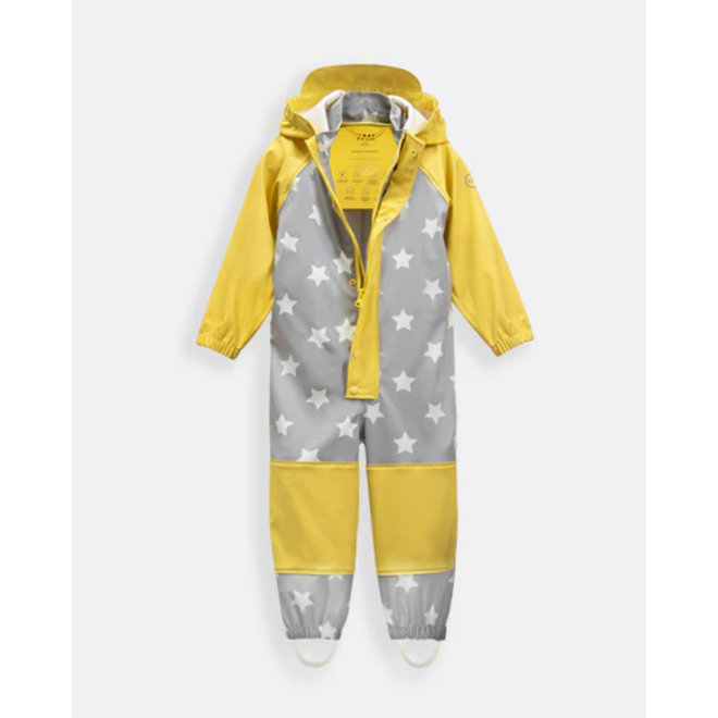 Rain Coverall Rainy Star Yellow