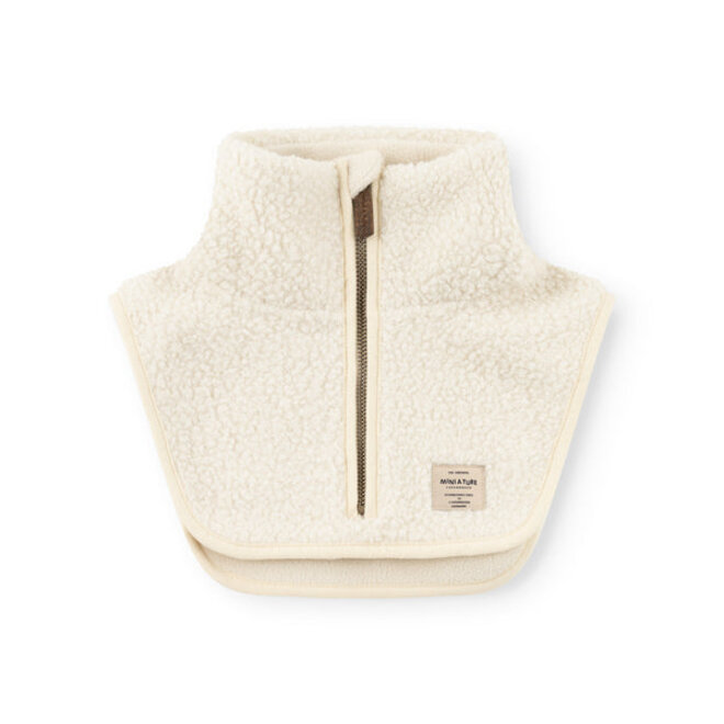 MATAKTON teddyfleece zip neckwarmer Angora cream