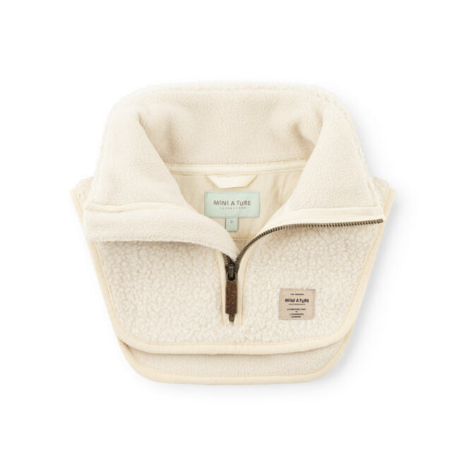 MATAKTON teddyfleece zip neckwarmer Angora cream