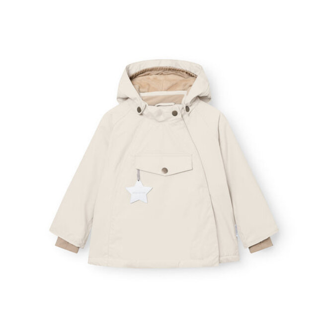 MATWANG fleece lined winter jacket Angora cream