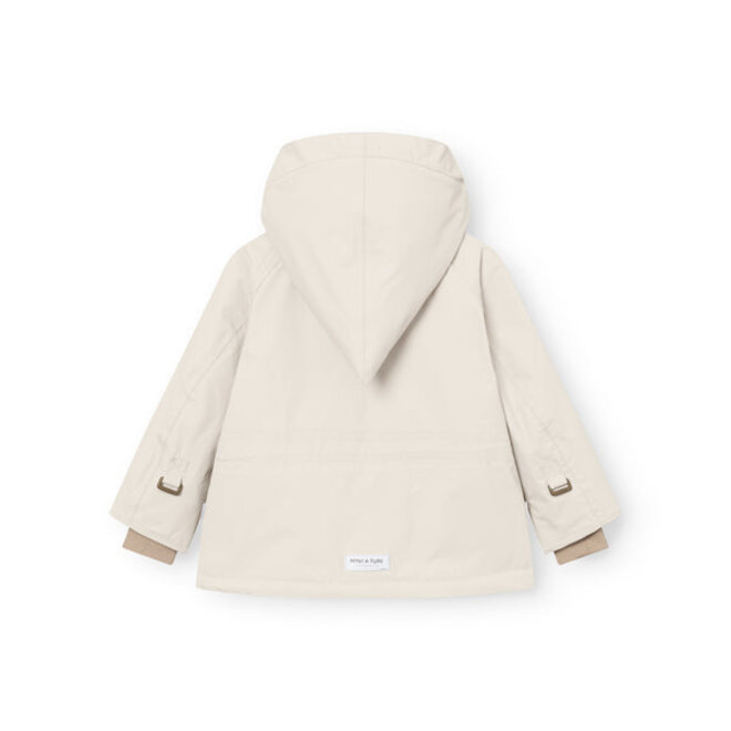 MATWANG fleece lined winter jacket Angora cream