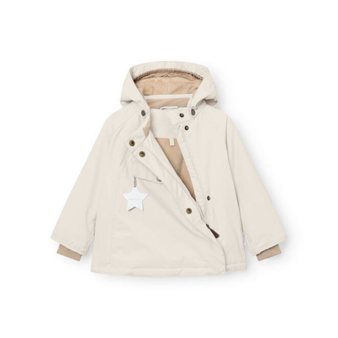 MATWANG fleece lined winter jacket Angora cream