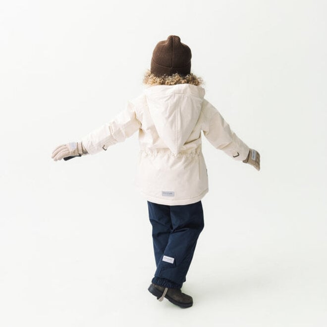 MATWANG fleece lined winter jacket Angora cream