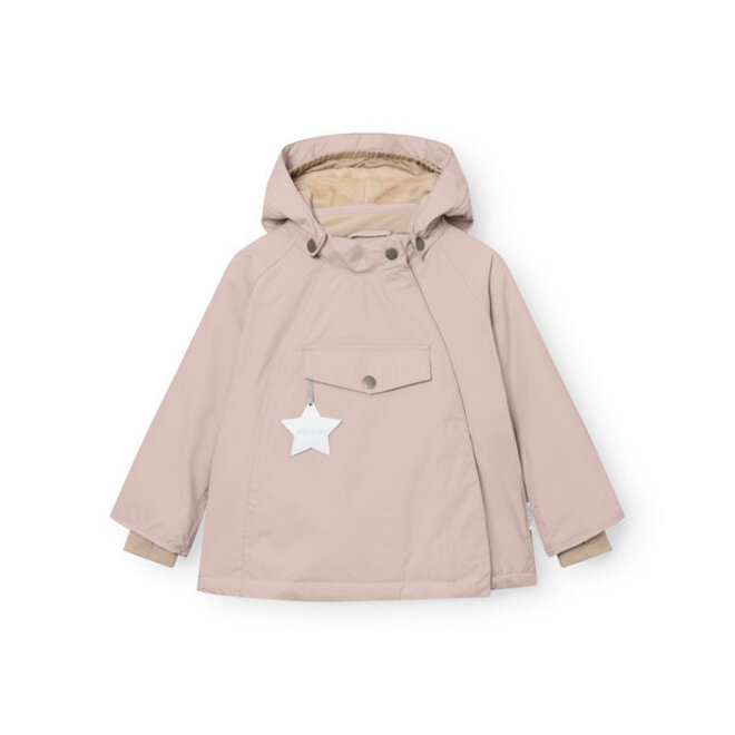 MATWANG fleece lined winter jacket Cloudy rose