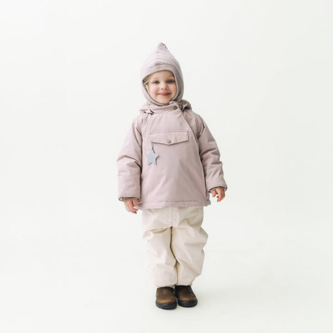 MATWANG fleece lined winter jacket Cloudy rose